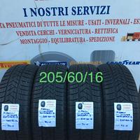 Gomme usate invernali 205/60/16 pari al nuovo