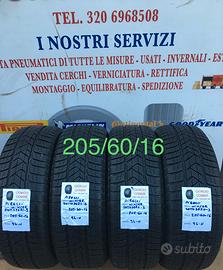 Gomme usate invernali 205/60/16 pari al nuovo