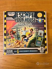 Gioco da tavolo "Escape your house -Spy team"