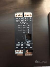 COME NUOVO Seneca ZE-4DI-2AI-2DO Modulo IO misti /