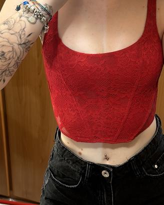 corsetto rosso