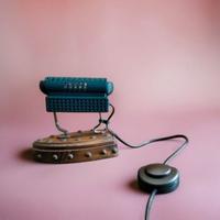 Lampada vecchio ferro da stiro vintage