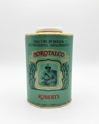 Barattolo vuoto vintage borotalco Roberts 