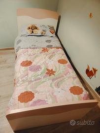struttura letto, testiera letto singolo bambina