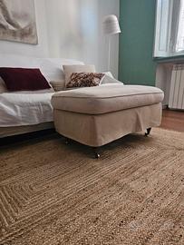 Pouf SAVOY "Cargo Milano" in Piuma d'Oca