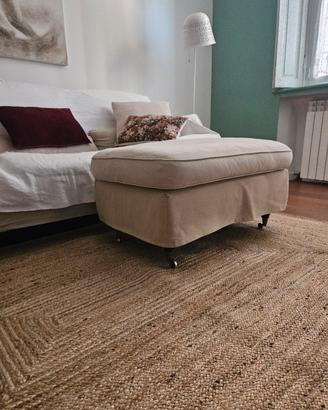 Pouf SAVOY "Cargo Milano" in Piuma d'Oca