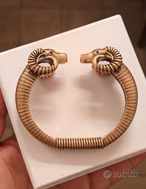 Bracciale vintage teste di ariete donna 