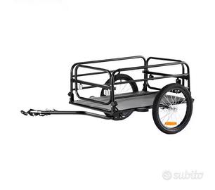 Rimorchio Carrello per Bicicletta Bici carico 72kg