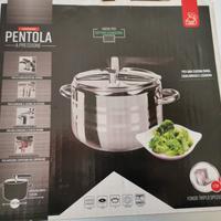 Pentola a Pressione GUSTO CASA - 22cm Inox - NUOVA
