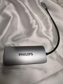 Docking station USB-C philips con porta Ethernet