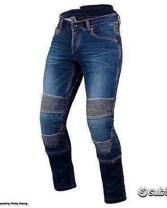 MACNA Jeans Moto Individi Uomo Blu Motor's Passion