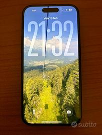 Iphone 15 128 GB nero senza graffi tenuto benissim