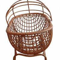Culla Vintage in Vimini con Ruote 