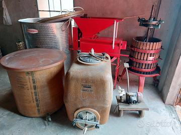 attrezzatura produzione vino