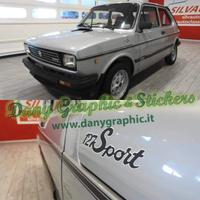 Kit adesivi fiat 127 sport / kit 127 5 speed /Top