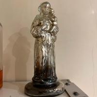 S Antonio, antica statua in vetro soffiato