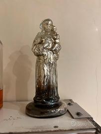 S Antonio, antica statua in vetro soffiato