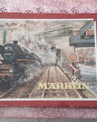 marklin set motrice piu carrozze vintage anni 60