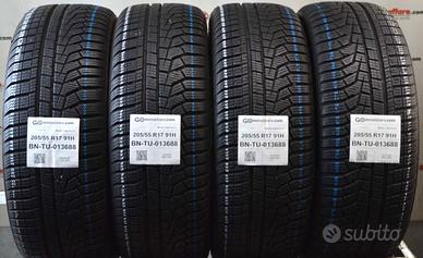 4 pneumatici hankook 205/55 r17 91h tu13688