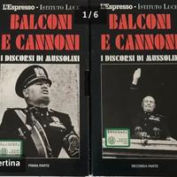 BALCONI E CANNONI - I DISCORSI DI MUSSOLINI.