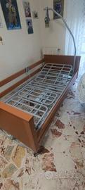 Letto elettrico + materasso antidecupito 