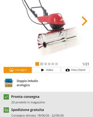 spazzolatrice proato sintetico