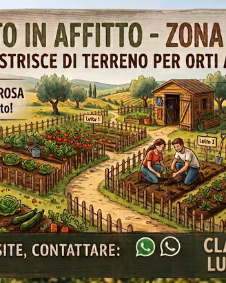 STRISCE DI TERRENO PER ORTI AMATORIALI
