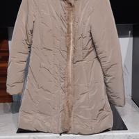 Piumino donna tag.42 color beige Conbipel 
