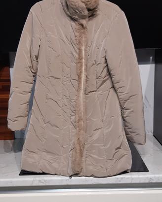 Piumino donna tag.42 color beige Conbipel 