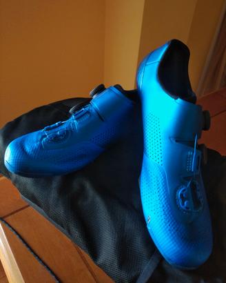 Scarpette ciclismo SHIMANO RC9 blue