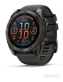 fēnix® 8 - 51 mm, AMOLED Sapphire, Carbon Grey DLC