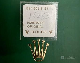 Corona di Carica in oro 18k Rolex Originale NUOVA