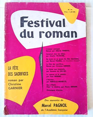 Festival du Roman 1961 Rivista Francese Libri n41