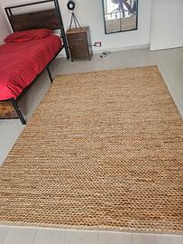 Tappeto iuta intrecciata