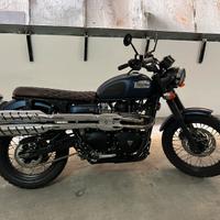 Triumph scambler efi  pacific blue matt 2015