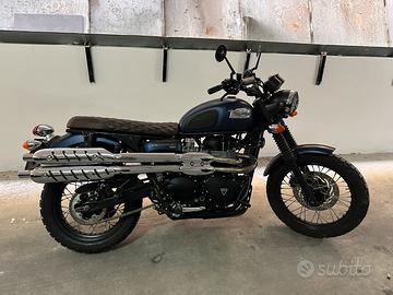 Triumph scambler efi  pacific blue matt 2015