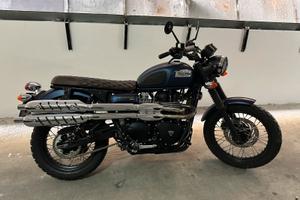 Triumph scambler efi  pacific blue matt 2015