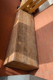 panca in legno pralinato 