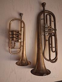 Coppia strumenti a ottone Borgani Macerata