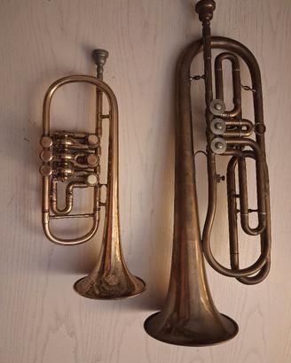 Coppia strumenti a ottone Borgani Macerata