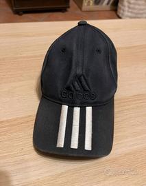 Cappello Adidas Nero 3 Stripes