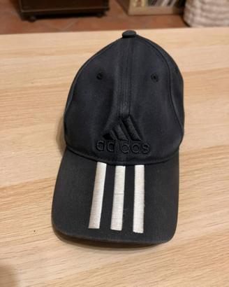 Cappello Adidas Nero 3 Stripes