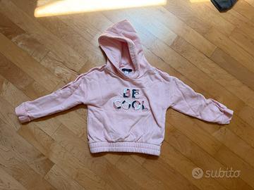 Felpa rosa con cappuccio Okaïdi