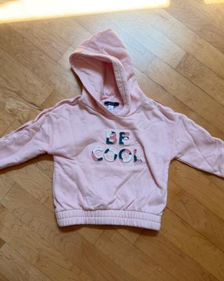 Felpa rosa con cappuccio Okaïdi