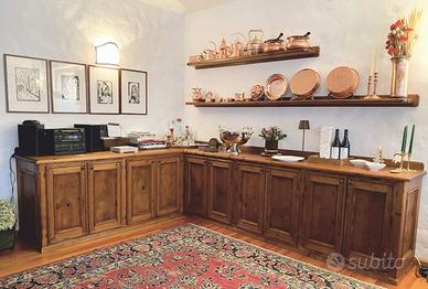 Credenza angolare rustica
