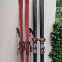 Sci d'epoca in legno (2 coppie)