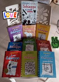 collezione diario di una schiappa 10 libri