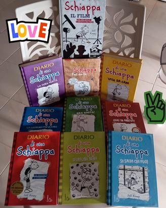 collezione diario di una schiappa 10 libri
