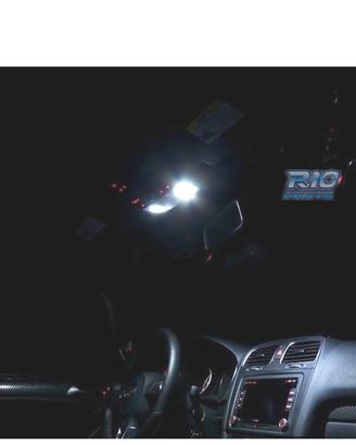 KIT 10 LAMPADE LED INTERNE PER VOLKSWAGEN VW GOLF 