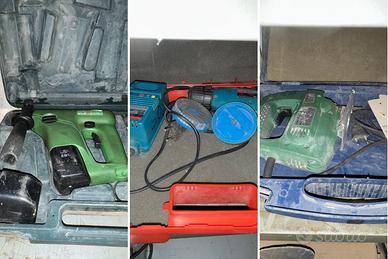 Tassellatore Hitachi avvitatore seghetto batteria